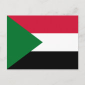 Sudan Flag Postkarte (Vorderseite)