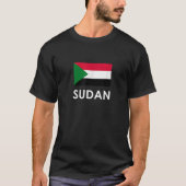 SUDAN Flag T Shirt T Shirt (Vorderseite)