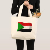 Sudan Flag Totag Jumbo Stoffbeutel (Vorderseite (Produkt))