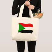Sudan Flag Totag Jumbo Stoffbeutel (Vorderseite (Produkt))
