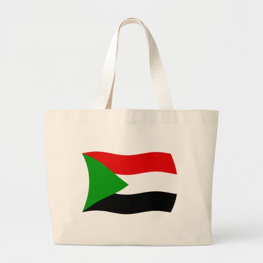 Sudan Flag Totag Jumbo Stoffbeutel (Vorne)