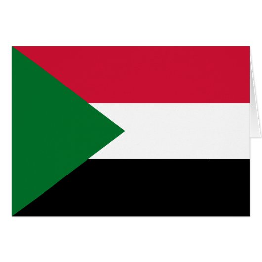 Sudan-Flagge (Vorderseite (Horizontal))