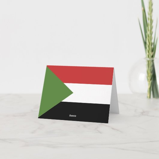Sudan-Flagge (Rückseite)