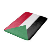 Sudan-Flagge Badematte (Schrägansicht)