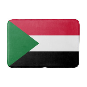 Sudan-Flagge Badematte
