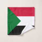 Sudan-Flagge Badhandtuch Set (Waschlappen)