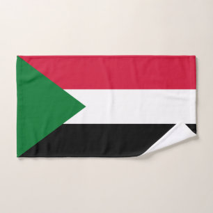 Sudan-Flagge Badhandtuch Set