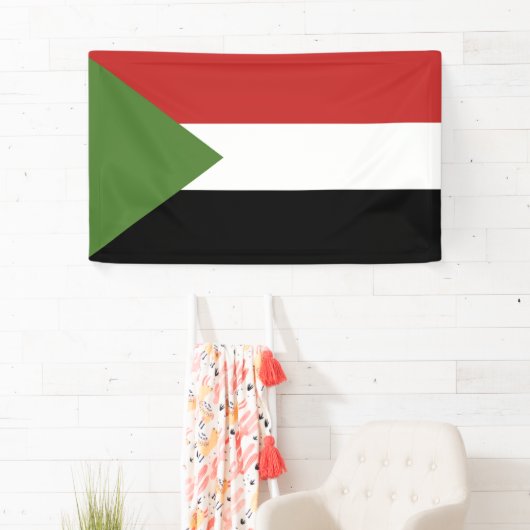 Sudan-Flagge Banner (Insitu)