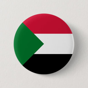 Sudan-Flagge Button