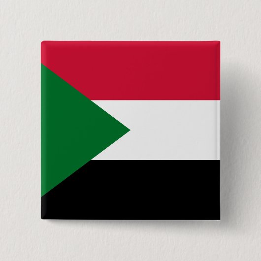 Sudan-Flagge Button (Vorderseite)