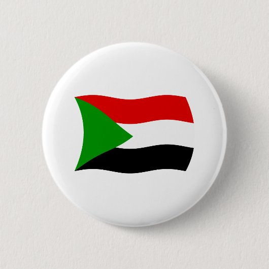 Sudan-Flagge-Button Button (Vorderseite)