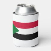 Sudan-Flagge Dosenkühler (Kanne Vorderseite)