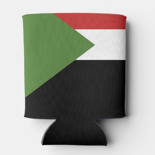 Sudan-Flagge Dosenkühler (Rückseite)
