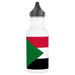 Sudan-Flagge Edelstahlflasche