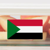Sudan-Flagge Etiketten (Befestigt)