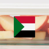 Sudan-Flagge Etiketten (Befestigt)