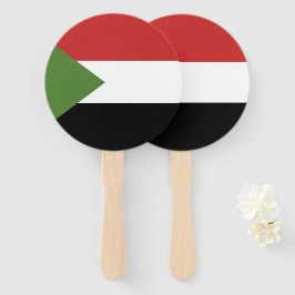 Sudan-Flagge Fächer