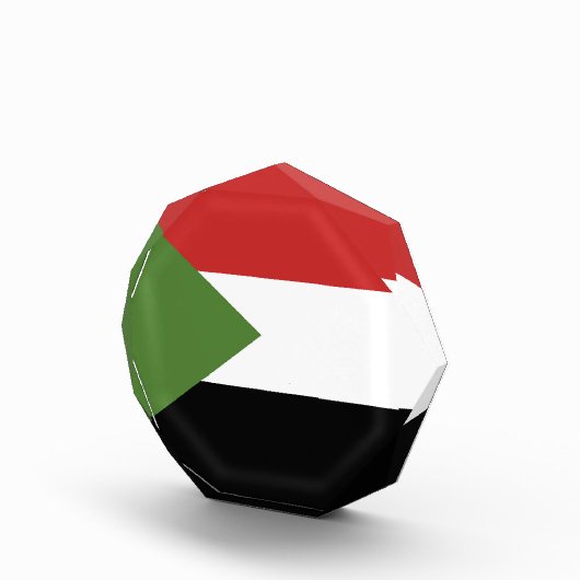 Sudan-Flagge Fotoblock (Rechts)