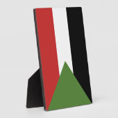 Sudan-Flagge Fotoplatte (Seite)