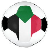 Sudan-Flagge Fußball (Gedreht)