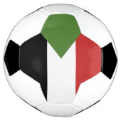 Sudan-Flagge Fußball (Gedreht)