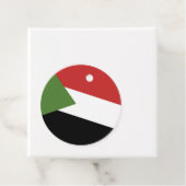 Sudan-Flagge Geschenkanhänger (Beispiel)