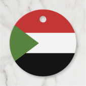 Sudan-Flagge Geschenkanhänger (Vorderseite)