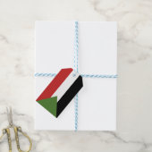 Sudan-Flagge Geschenkanhänger (Mit Garn)