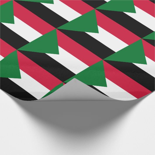 Sudan-Flagge Geschenkpapier (Ecke)