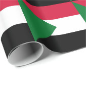 Sudan-Flagge Geschenkpapier (Rolleneckpunkt)
