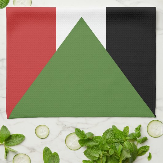 Sudan-Flagge Geschirrtuch (Gefaltet)