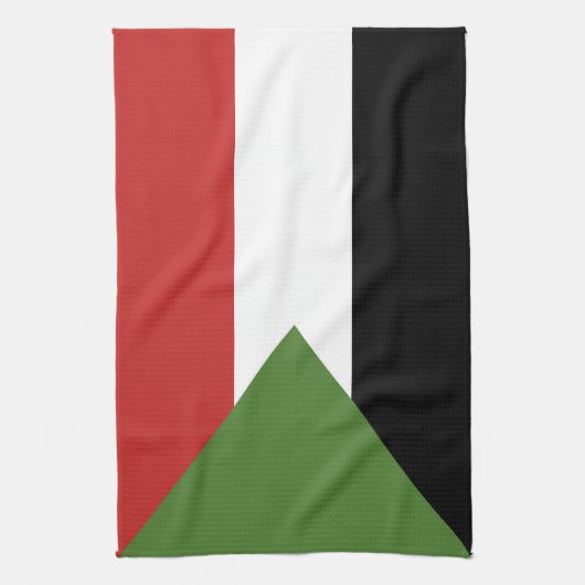 Sudan-Flagge Geschirrtuch (Vertikal)