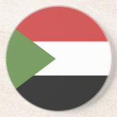 Sudan-Flagge Getränkeuntersetzer (Vorne)
