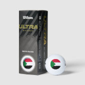 Sudan-Flagge Golfball (Verpackungen)