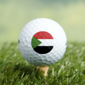 Sudan-Flagge Golfball (Insitu T-Shirt)