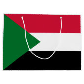 Sudan-Flagge Große Geschenktüte (Rückseite)