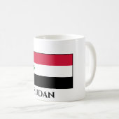Sudan-Flagge Kaffeetasse (VorderseiteRechts)