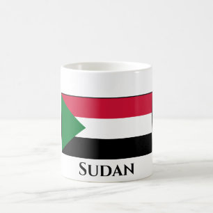 Sudan-Flagge Kaffeetasse