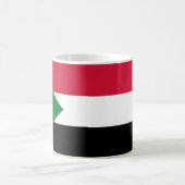Sudan-Flagge Kaffeetasse (Mittel)