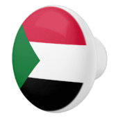 Sudan-Flagge Keramikknauf (Rechts)