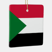 Sudan-Flagge Keramikornament (Rechts)