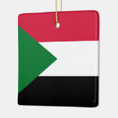 Sudan-Flagge Keramikornament (Links)