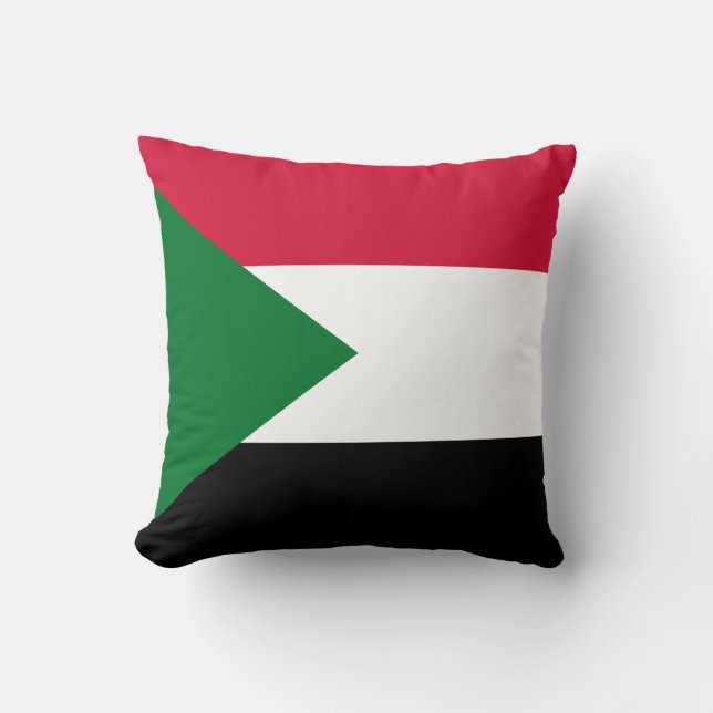 Sudan-Flagge Kissen (Vorderseite)