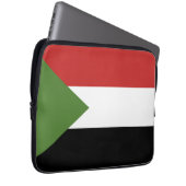 Sudan-Flagge Laptopschutzhülle (Vorne Rechts)