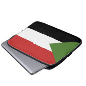 Sudan-Flagge Laptopschutzhülle (Vorne Knopf)