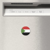 Sudan-Flagge Magnet (In Situ (Geschirrspüler))
