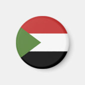 Sudan-Flagge Magnet (Vorne)