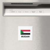 Sudan-Flagge Magnet (In Situ (Geschirrspüler))