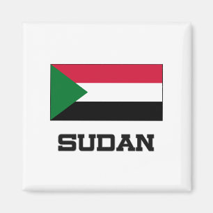 Sudan-Flagge Magnet