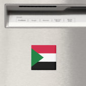 Sudan-Flagge Magnet (In Situ (Geschirrspüler))